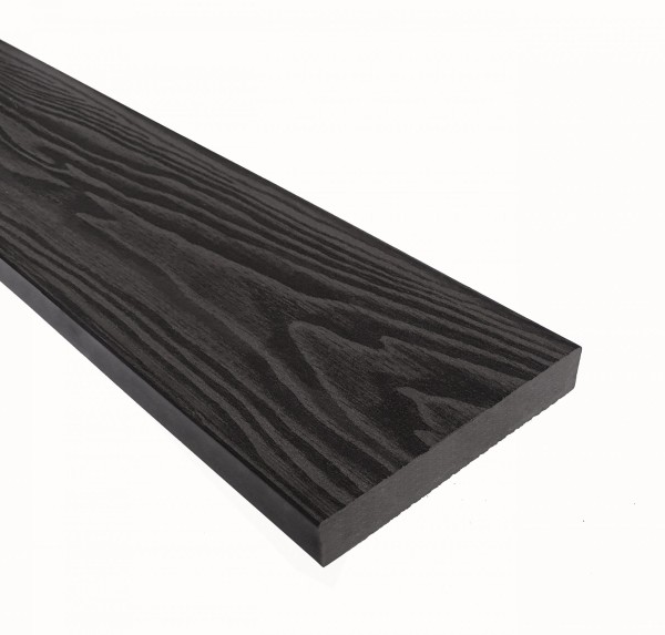 Террасная доска из ДПК Terrapol Смарт 3D Полнотелая без паза Черное дерево купить в Переславле-Залесском