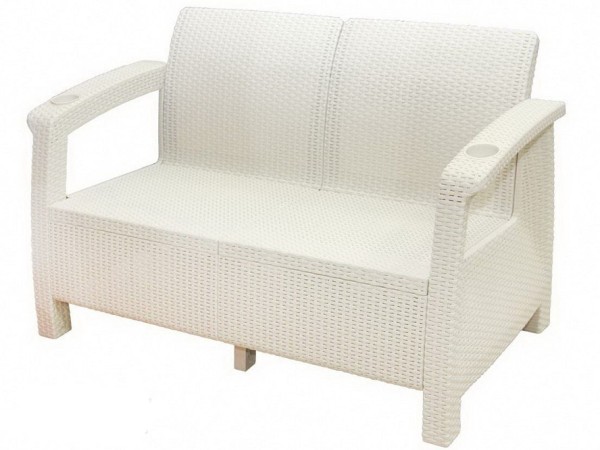 Двухместный диван Yalta Sofa Seаt белый купить в Переславле-Залесском