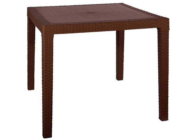 Стол квадратный FIJI Quatro Table Коричневый купить в Переславле-Залесском