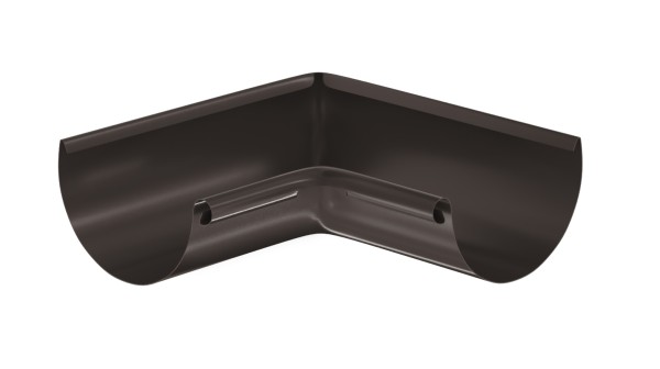 Водосток Aquasistem, система 125x90 - Угол желоба, внутренний 90° RR 32 Тёмно-Коричневый купить в Переславле-Залесском