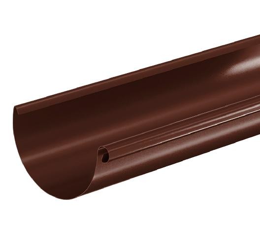 Водосток Aquasistem, система 150/100 - Водосточный желоб 3.00м RAL 8017 Коричневый купить в Переславле-Залесском
