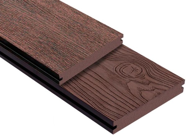 Террасная доска ДПК Outdoor 3D полнотелая STORM/OCEAN BROWN коричневая микс купить в Переславле-Залесском