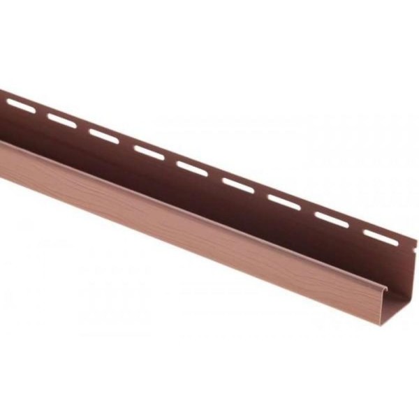 J-профиль Люкс Крашенный, T-15, ВН, Красно-коричневый купить в Переславле-Залесском