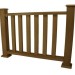 Ограждения из ДПК WOODVEX Кофе купить в Переславле-Залесском