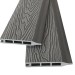 Заборная панель шип-паз EasyDecking Wood-Х 146х20 Серый купить в Переславле-Залесском