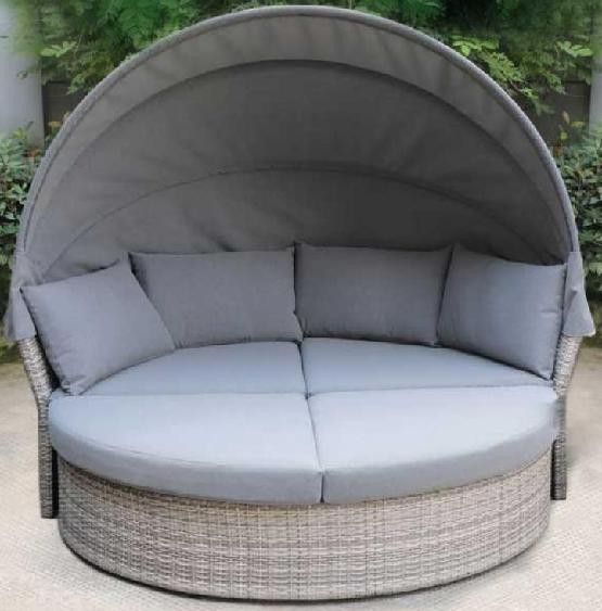 Диван-Трансформер AFINA плетеный из иск. ротанга AFM-325G Grey купить в Переславле-Залесском