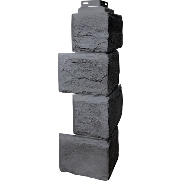 Цокольный сайдинг FineBer – Серия “Камень природный”, Угол наружный Кварцевый купить в Переславле-Залесском