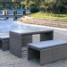 Диван-Трансформер AFINA плетеный из иск. ротанга S330G-W78 Grey купить в Переславле-Залесском