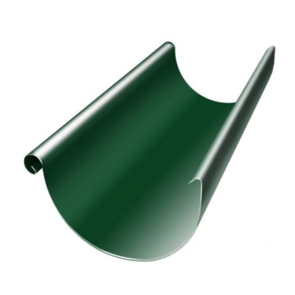 Водосток Grand Line 125x90 – Желоб 3м RAL 6005 купить в Переславле-Залесском
