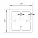 Столб SEQUOIA Evolution 3D WOOD BLACK купить в Переславле-Залесском