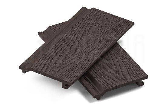 Доска фасадная ДПК 3D SEQUOIA Evolution WOOD BROWN купить в Переславле-Залесском