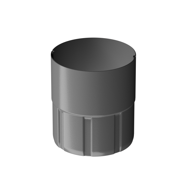Муфта соединительная для водостока Döcke STAL PREMIUM, Графит купить в Переславле-Залесском