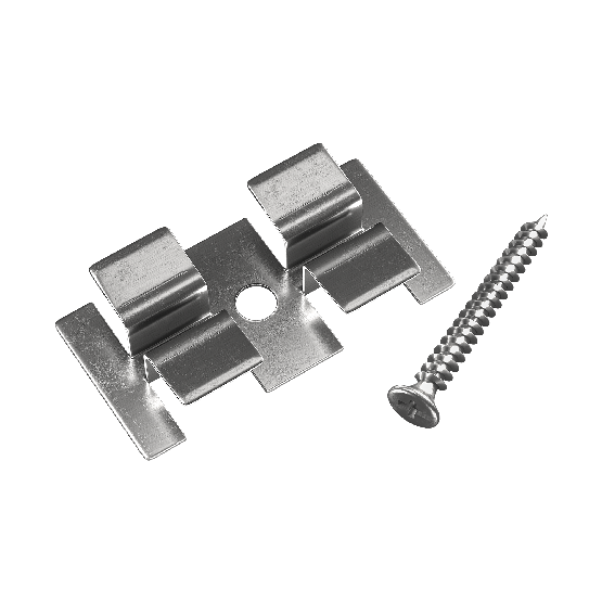 Клипса с саморезом, Grinder шовный монтаж 5 mm купить в Переславле-Залесском