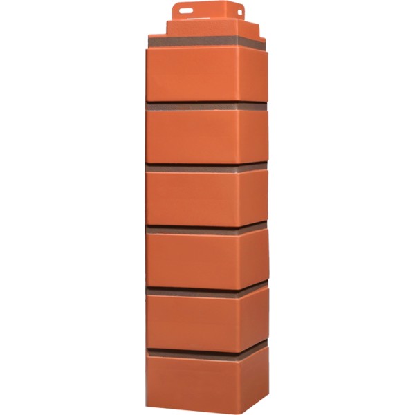 Угол Фасайдинг Серия  «Кирпич клинкерный» Керамический купить в Переславле-Залесском