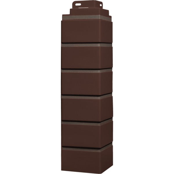 Угол Фасайдинг Серия «Кирпич клинкерный» Жженный купить в Переславле-Залесском