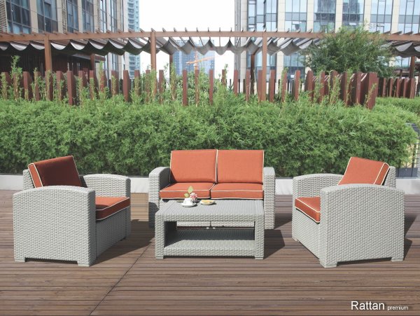 Уличные диваны и кресла коллекции Rattan Premium 4 купить в Переславле-Залесском