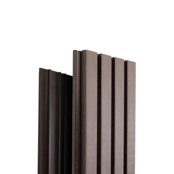 Фасадная доска Ecodecking Техно реечная 200х26х3000 Венге купить в Переславле-Залесском