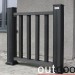 Ограждение из ДПК Outdoor Классик 3D STORM чёрный купить в Переславле-Залесском