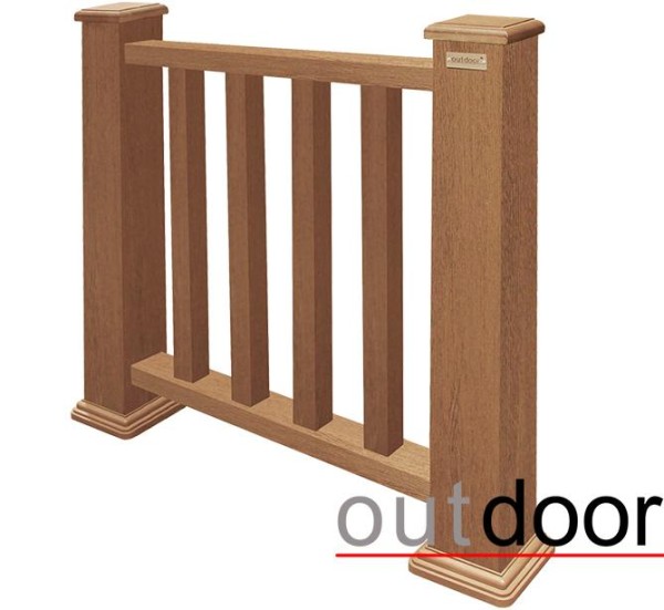 Ограждение из ДПК Outdoor Классик 3D STORM дуб купить в Переславле-Залесском