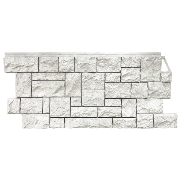 Фасадная панель FineBer, Камень Дикий, Жемчужный купить в Переславле-Залесском