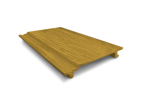 Фасадная панель  из ДПК ECODECKING Желтый купить в Переславле-Залесском