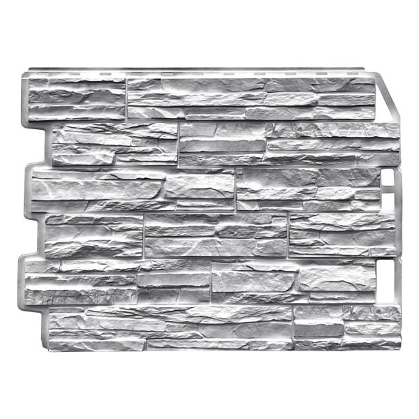 Фасадная панель FineBer, Скол - Светло-серый купить в Переславле-Залесском