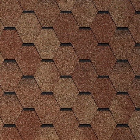 Гибкая черепица Tegola VENETO terracotta 206 купить в Переславле-Залесском