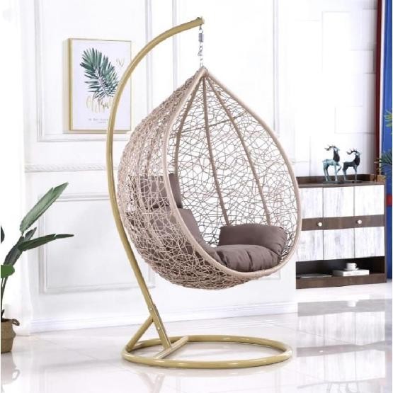 Кресло Подвесное из искусственного ротанга AFM-169A-XLB Beige купить в Переславле-Залесском