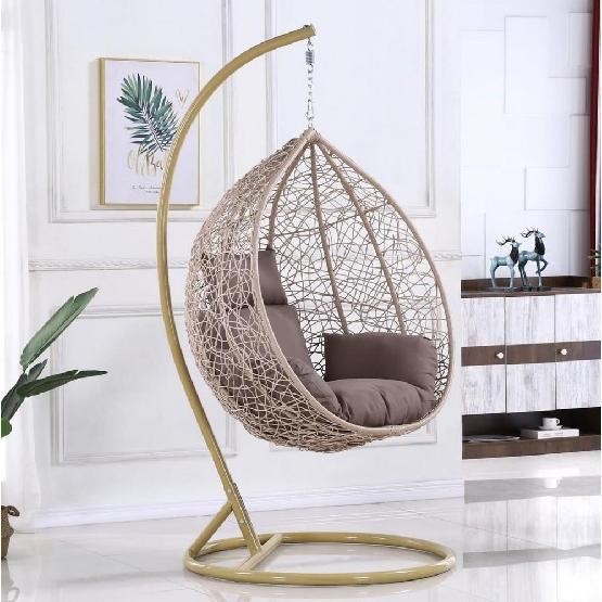 Кресло Подвесное из искусственного ротанга AFM-169A-LB Beige купить в Переславле-Залесском