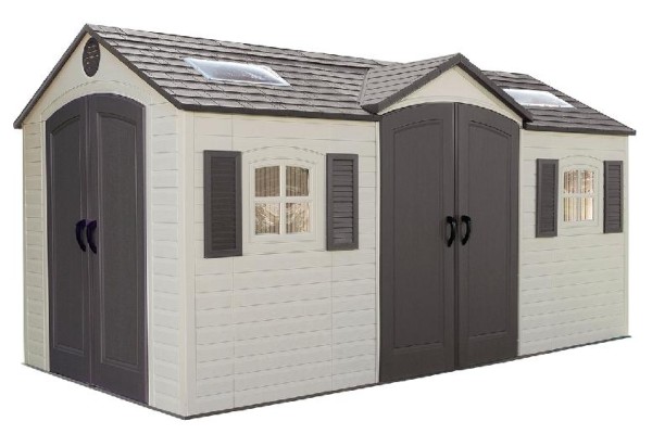 Сарай пластиковый LifeTime 15x8 DD купить в Переславле-Залесском