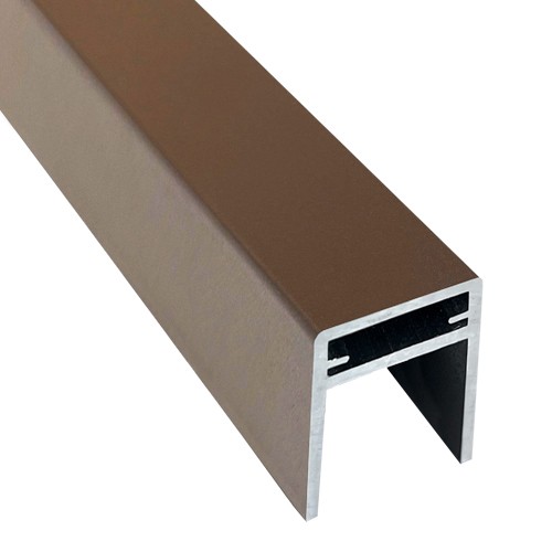 П-профиль Алюминиевый EasyDecking 35x25 Венге купить в Переславле-Залесском