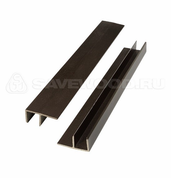 F-профиль ДПК Savewood – Тёмно-коричневый купить в Переславле-Залесском