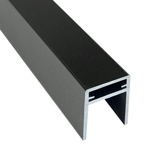 П-профиль Алюминиевый EasyDecking 35x25 Черное дерево купить в Переславле-Залесском
