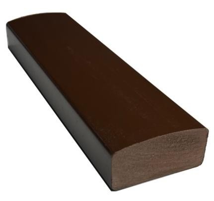 Лавочный брус Ecodecking Некст полнотелый глянцевый 70х35 шоколад купить в Переславле-Залесском