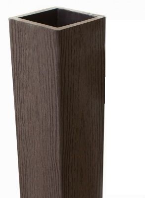 Столб опорный Woodvex Co-Extrusion Венге купить в Переславле-Залесском
