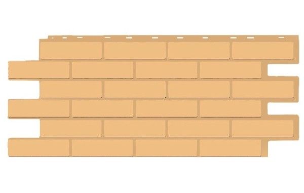Фасадная панель T-Siding Кирпич Модерн Эко Крем купить в Переславле-Залесском