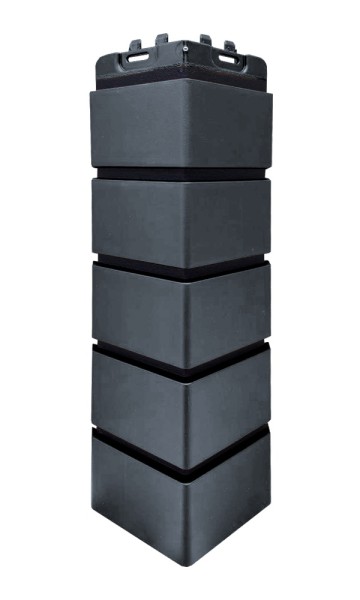 Угол Grand Line состаренный кирпич премиум Графит (шов RAL 9005) купить в Переславле-Залесском