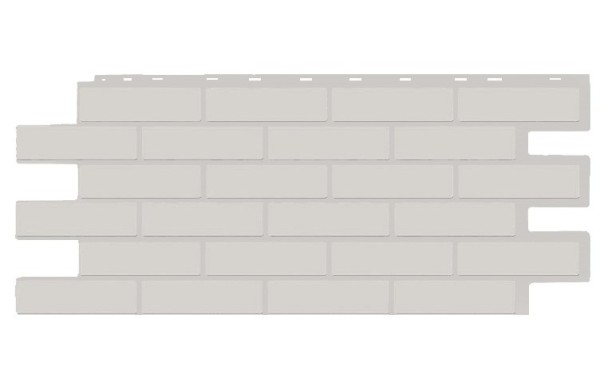 Фасадная панель T-Siding Кирпич Модерн Эко Уайт купить в Переславле-Залесском