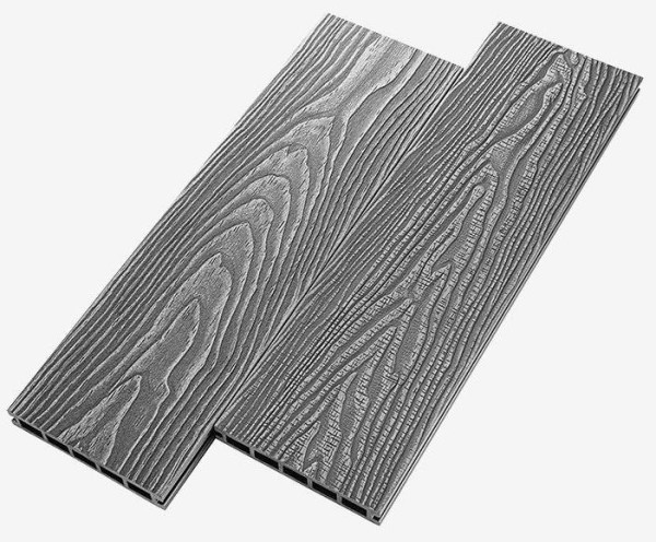 Террасная доска из ДПК RusDecking Unodeck Vintage - Серый купить в Переславле-Залесском