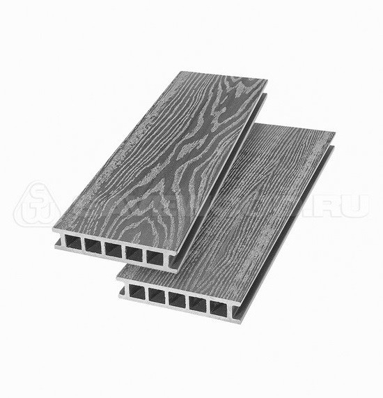 Террасная доска из ДПК SW-Fagus «SaveWood» пепельный купить в Переславле-Залесском